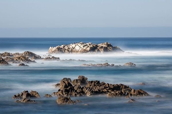California-Pacific Grove-Ocean View Drive-Dreamy View of Boulders in the Ocean Surf